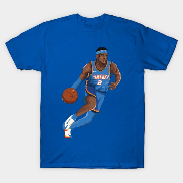 Shai Gilgeous Alexander T-Shirt by xavierjfong